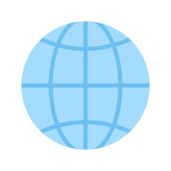 Globe II icon vector image. Suitable for mobile apps, web apps and print media.