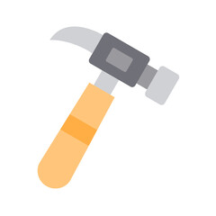 Hammer II icon vector image. Suitable for mobile apps, web apps and print media.