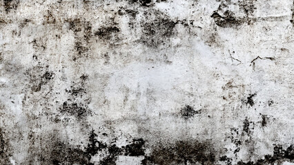 Highly Detailed Textured Canvas Background, Subtle Gray Tones & Soft Shadows for Design & Text Presentation. Grayscale Abstract Texture Vintage Aged Background with Watercolor Stains and Grunge Patter