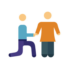 Proposing icon vector image. Suitable for mobile apps, web apps and print media.