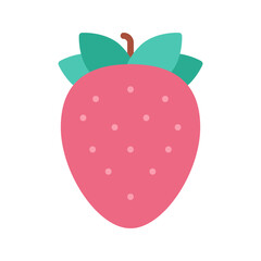 Strawberry icon vector image. Suitable for mobile apps, web apps and print media.