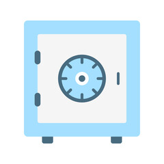Vault I icon vector image. Suitable for mobile apps, web apps and print media.