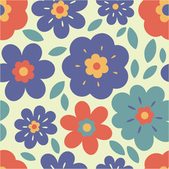 Pattern of  wildflowers. Abstract botany flowers background. style for banners, wallpaper, posters, websites, online shopping.Vector illustration design.eps 10.
