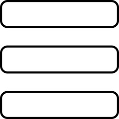 Obraz premium News Feed Rounded Outline Icon