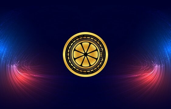 limewire-lmwr virtual currency images on digital background. 3d illustration