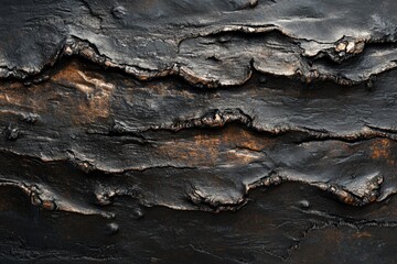 Textured dark surface with bronze highlights