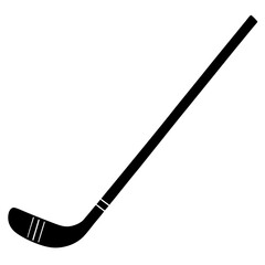 hockey stick and puck