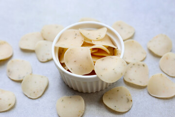 Vietnam prawn crackers, uncooked prawn cracker