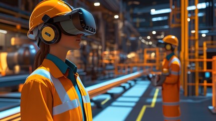 VR Training in Modern Factory: Immersive Technology for Industrial Workers