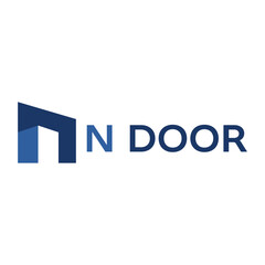 N Door Room isolated on white background