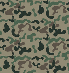 military camouflage seamless pattern