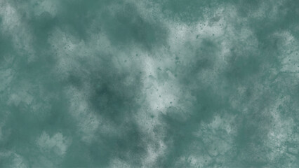 Abstract Teal Watercolor Texture Background with Grunge Effects