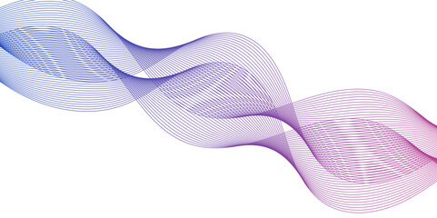Fototapeta premium Abstract Wave Line Background. Modern Flow Design. Modern abstract glowing wave background 