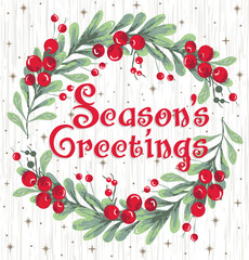 New Christmas Wreath design 2026 seamless