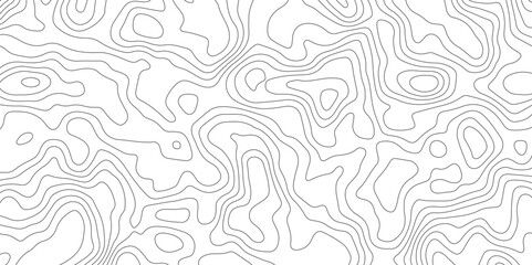 Fototapeta premium Topographic Map Lines. Abstract Contour Background. grid geography relief topographic contour line maps cartography texture