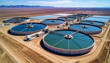Lithium Extraction Pools in the Desert