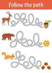 Tracing lines for children, handwriting practice for preschool, kindergarten. Toddler busy book page, learning activities educational games, teacher resources. Fine motor skills practice for kids.