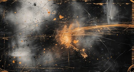 Grungy Distressed Film Background