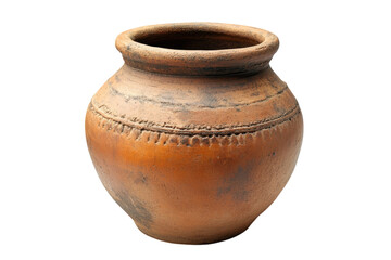 An old earthenware pot vase