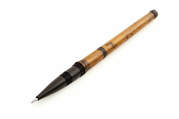 Naklejka premium Eco-Friendly Bamboo Pen with Black Tip