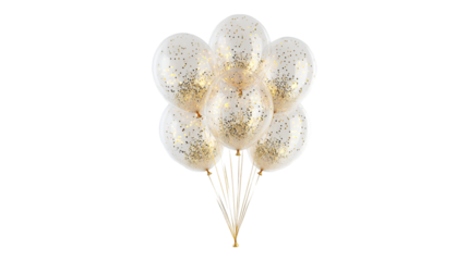 Gold glitter balloons festive celebration party decor