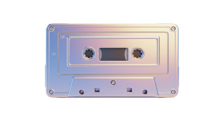 Isolated Holographic Audio Cassette Tape