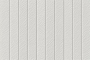 Vertical, textured, light gray panels.  Close-up of a wall or siding.  Fine, linear grooves along each panel