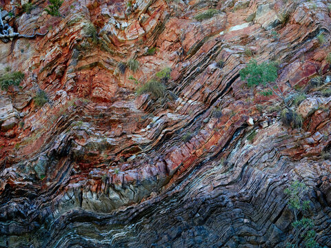 Cliff Face on Talbot Bay in Buccaneer Archipelago, WA