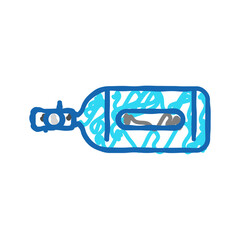 goggles paintball game icon doodle illustration