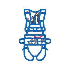 ear plugs ppe protective equipment icon doodle illustration