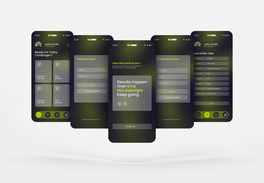 Mobile Wireframe Ui Kit Layout