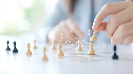 Strategic Chess Move to Achieve Competitive Advantage with Network Effect