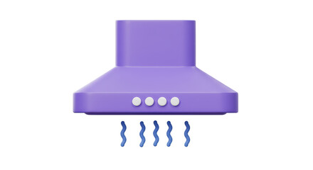 Isolated Kitchen Hood