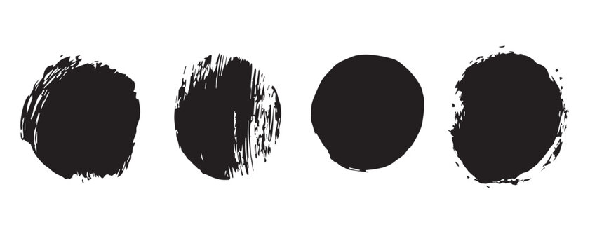 HighResolution Black Ink Blots Abstract Texture Background