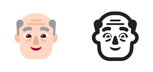Older Man's Face Emoji
