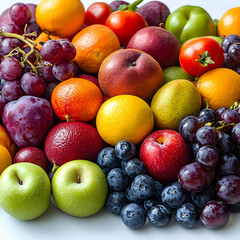 Assorted fresh fruits and vegetables