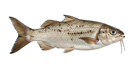 Isolated Whole Freshwater Fish with Barbels