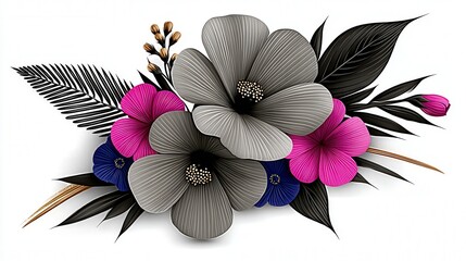 Floral arrangement showcasing vibrant colors and intricate details, perfect for decor and design inspirations