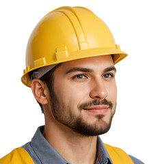 portrait of a smiling construction worker