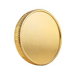 High Resolution Image of a Golden Coin