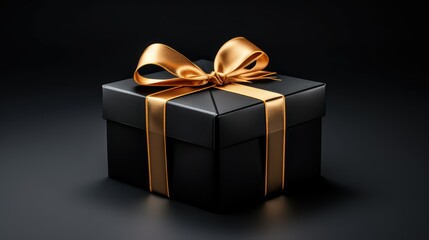 minimalist gift gold bow