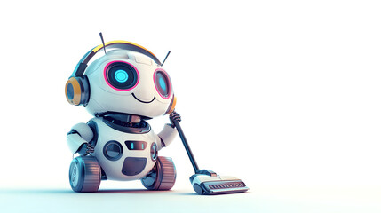 Adorable Robot Vacuum Cleaner: A Futuristic Cleaning Companion
