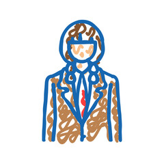 school girl japanese icon doodle illustration