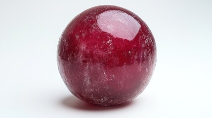 Fototapeta premium A traditional Indian gulab jamun, on a white background