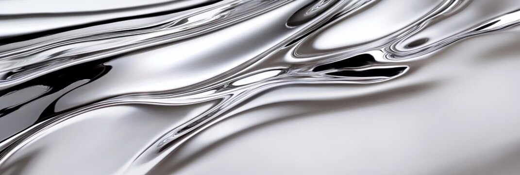 silver liquid - - Powered by Adobe