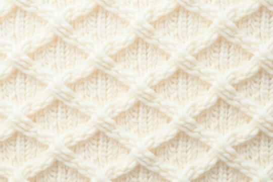 seamless soft knit pattern in creamy ivory with delicate cable weaves, realistic yarn details, cozy apparel designs or winter-themed graphics