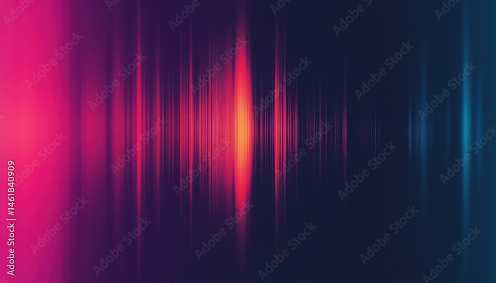 Aufkleber Abstract Background of Red Pink and Blue Vertical Stripes with a Textured Gradient and Smooth Blurs for Modern Dynamic Art and Design
