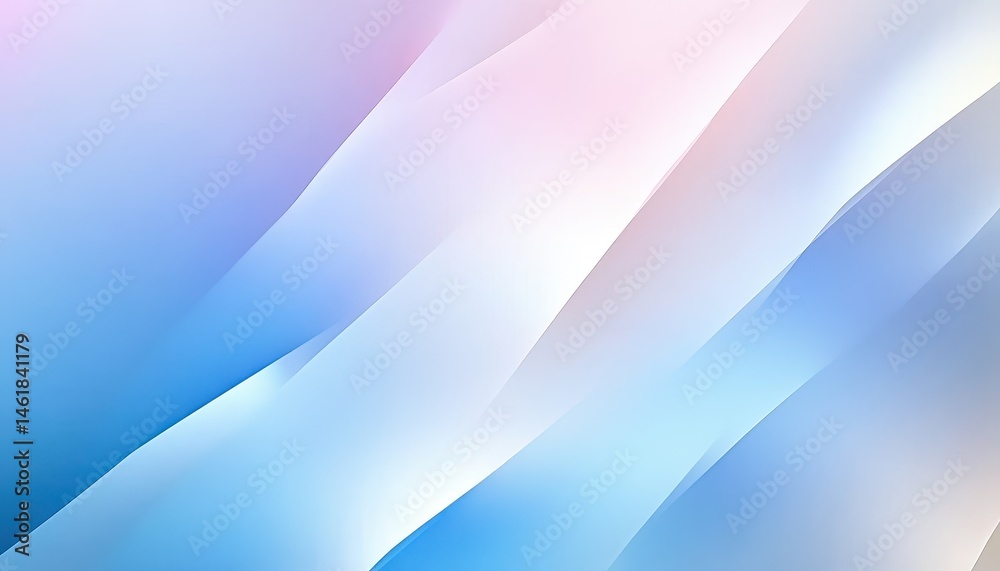 Aufkleber Abstract Background with Diagonal Lines in Blue White and Pink Gradient Colors Soft Lighting and Modern Design