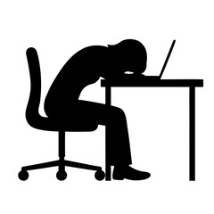 vector of office worker.