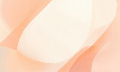 Abstract Soft Peach Waves With Gentle Gradient Background